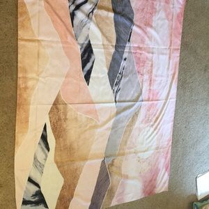 Pink, grey, white, and gold Tapestry